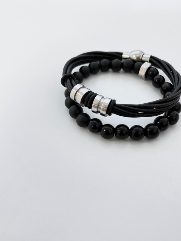 Leather bracelets , 2pcs 1set